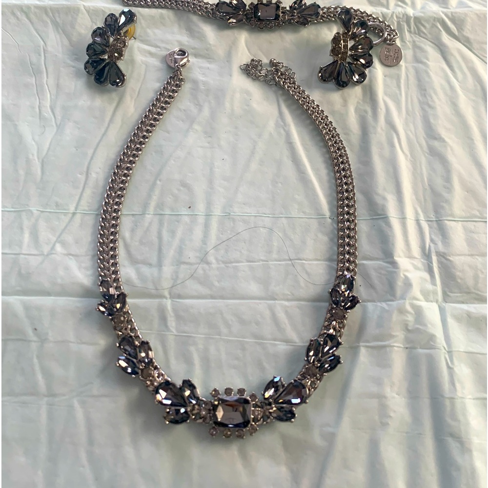 White House Black Market necklace bracelet ring & earrings